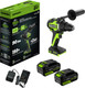 Миниатюра изображения товара Аккумуляторная дрель-шуруповерт Greenworks GD24DD90 бесщеточная 24V / 3707507CUD (с 2-мя АКБ 4Ач и ЗУ)