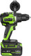 Миниатюра изображения товара Аккумуляторная дрель-шуруповерт Greenworks GD24DD90 бесщеточная 24V / 3707507CUD (с 2-мя АКБ 4Ач и ЗУ)