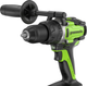 Миниатюра изображения товара Аккумуляторная дрель-шуруповерт Greenworks GD24DD140 бесщеточная 24V / 3707607CUB (с АКБ 4Ач и ЗУ)