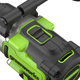 Миниатюра изображения товара Аккумуляторная дрель-шуруповерт Greenworks GD24DD140 бесщеточная 24V / 3707607CUB (с АКБ 4Ач и ЗУ)