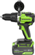 Миниатюра изображения товара Аккумуляторная дрель-шуруповерт Greenworks GD24DD140 бесщеточная 24V / 3707607CUB (с АКБ 4Ач и ЗУ)