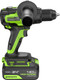 Миниатюра изображения товара Аккумуляторная дрель-шуруповерт Greenworks GD24DD140 бесщеточная 24V / 3707607CUD (с 2-мя АКБ 4Ач и ЗУ)