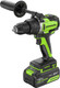 Миниатюра изображения товара Аккумуляторная дрель-шуруповерт Greenworks GD24DD140 бесщеточная 24V / 3707607CUD (с 2-мя АКБ 4Ач и ЗУ)
