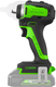 Миниатюра изображения товара Аккумуляторный гайковерт Greenworks G24IW200 бесщеточный 24V / 3803607CUA (с АКБ 2Ач и ЗУ)