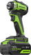 Миниатюра изображения товара Аккумуляторный гайковерт Greenworks G24IW200 бесщеточный 24V / 3803607CUB (с АКБ 4Ач и ЗУ)
