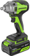 Миниатюра изображения товара Аккумуляторный гайковерт Greenworks GD24IW400 бесщеточный 24V / 3802907CUB (с АКБ 4Ач и ЗУ)
