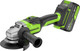 Миниатюра изображения товара Угловая шлифовальная машина Greenworks GD24AG бесщеточная 24V / 3200207CUB (с АКБ 4Ач и ЗУ)