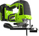 Миниатюра изображения товара Электролобзик Greenworks GD24JS120 бесщеточный 24V / 3601407CUB (с АКБ 4Ач и ЗУ)