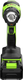 Миниатюра изображения товара Строительный фен Greenworks G24HG 24V 550°С / 3400207CUB (с АКБ 4Ач и ЗУ)