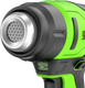 Миниатюра изображения товара Строительный фен Greenworks G24HG 24V 550°С / 3400207CUB (с АКБ 4Ач и ЗУ)