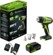 Миниатюра изображения товара Строительный фен Greenworks G24HG 24V 550°С / 3400207CUB (с АКБ 4Ач и ЗУ)