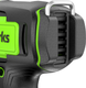 Миниатюра изображения товара Строительный фен Greenworks G24HG 24V 550°С / 3400207CUB (с АКБ 4Ач и ЗУ)