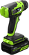 Миниатюра изображения товара Строительный фен Greenworks G24HG 24V 550°С / 3400207CUB (с АКБ 4Ач и ЗУ)