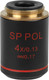 Миниатюра изображения товара Объектив для микроскопа Микромед SP POL 4x/0.13 беск/0.17 DIN / 32925