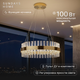 Миниатюра изображения товара Люстра Sundays Home LED P23001T