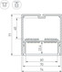 Миниатюра изображения товара Профиль для светодиодной ленты Arlight SL-LINE-7477-2500 ANOD+OPAL / 020468