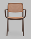 Миниатюра изображения товара Стул пластиковый Stool Group Yona с подлокотниками / PP-297 (коричневый)