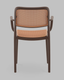 Миниатюра изображения товара Стул пластиковый Stool Group Yona с подлокотниками / PP-297 (коричневый)