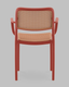 Миниатюра изображения товара Стул Stool Group Yona с подлокотниками / PP-297 (красный)