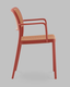 Миниатюра изображения товара Стул Stool Group Yona с подлокотниками / PP-297 (красный)