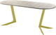 Миниатюра изображения товара Обеденный стол AMC Elite Е19(1200) D3 (золото/дуб уайт-ривер песочно-бежевый)
