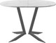 Миниатюра изображения товара Обеденный стол AMC Elite Е19(1100) D3 (графит/мрамор кристалл)