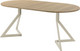 Миниатюра изображения товара Обеденный стол AMC Elite Е20(800) D1 (бежевый/дуб небраска натур)
