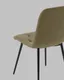 Миниатюра изображения товара Стул Stool Group Одди Diamond / AV 443-Col-KP3-9005 (велюр пыльно-оливковый)