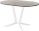 Миниатюра изображения товара Обеденный стол AMC Elite Е19(1100) D3 (белый/дуб уайт-ривер песочно-бежевый)