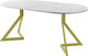 Миниатюра изображения товара Обеденный стол AMC Elite Е20(800) D1 (золото/мрамор кристалл)