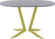 Миниатюра изображения товара Обеденный стол AMC Elite Е19(1100) D3 (золото/бетон чикаго светло-серый)