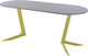 Миниатюра изображения товара Обеденный стол AMC Elite Е19(1100) D3 (золото/бетон чикаго светло-серый)