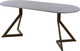 Миниатюра изображения товара Обеденный стол AMC Elite Е20(1200) D3 (коричневый/бетон чикаго светло-серый)