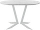 Миниатюра изображения товара Обеденный стол AMC Elite Е19(1100) D3 (серебро/мрамор кристалл)