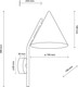 Миниатюра изображения товара Бра TK Lighting Cono 11088 (коричневый)