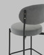 Миниатюра изображения товара Стул барный Stool Group Бриф DD / AV 477-C83-9005 PP (велюр серый)