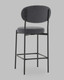Миниатюра изображения товара Стул барный Stool Group Бриф DD / AV 477-C89-9005 PP (велюр темно-серый)