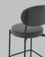 Миниатюра изображения товара Стул барный Stool Group Бриф DD / AV 477-C89-9005 PP (велюр темно-серый)