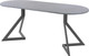 Миниатюра изображения товара Обеденный стол AMC Elite Е20(1100) D3 (графит/бетон чикаго светло-серый)