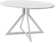 Миниатюра изображения товара Обеденный стол AMC Elite Е20(1100) D3 (серебро/мрамор кристалл)