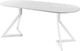 Миниатюра изображения товара Обеденный стол AMC Elite Е20(1100) D3 (белый/мрамор кристалл)