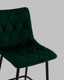 Миниатюра изображения товара Стул барный Stool Group Одди Diamond / AV 443PB-Cdf-9005 PP (велюр темно-зеленый)