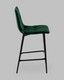 Миниатюра изображения товара Стул барный Stool Group Одди Diamond / AV 443PB-Cdf-9005 PP (велюр темно-зеленый)