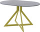 Миниатюра изображения товара Обеденный стол AMC Elite Е20(1100) D3 (золото/бетон чикаго светло-серый)
