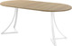 Миниатюра изображения товара Обеденный стол AMC Elite Е24(900) D1 (белый/дуб небраска натур)