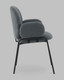 Миниатюра изображения товара Стул Stool Group Моллек с подлокотниками / AV 338-F83-9005 (букле темно-серый)