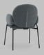 Миниатюра изображения товара Стул Stool Group Моллек с подлокотниками / AV 338-F83-9005 (букле темно-серый)