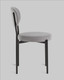Миниатюра изображения товара Стул Stool Group Бриф DD / AV 477-C83-K477NEW-9005 (велюр серый)