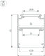 Миниатюра изображения товара Профиль для светодиодной ленты Arlight SL-ARC-5060-LINE-2500 BLACK / 029266