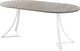 Миниатюра изображения товара Обеденный стол AMC Elite Е24(900) D1 (белый/дуб уайт-ривер песочно-бежевый)